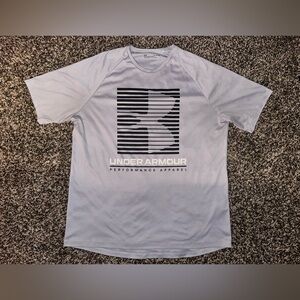 Under Armour Light Gray Performance Tee